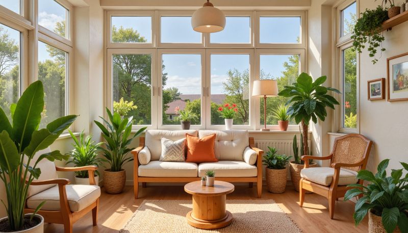 Sunroom in Spring